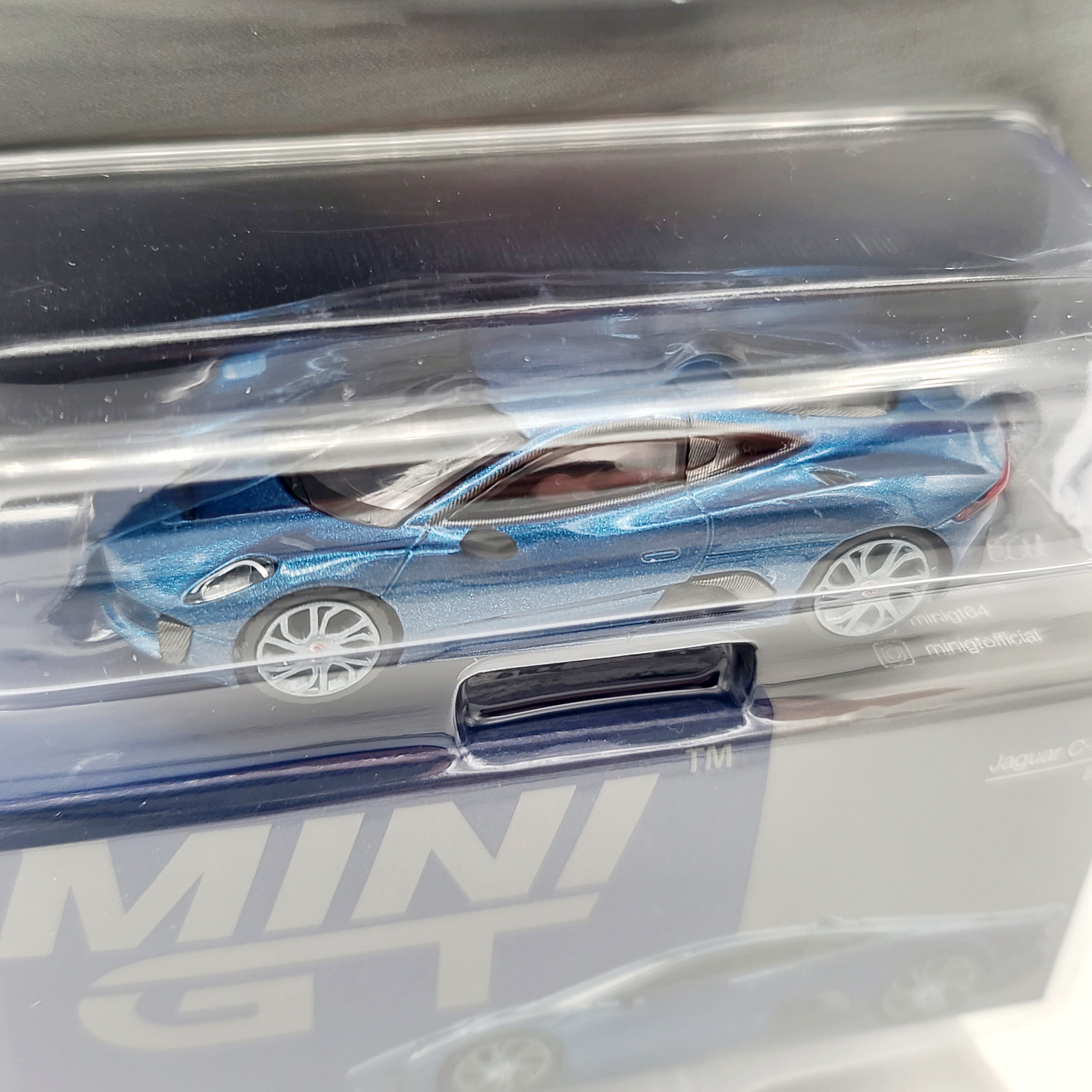Mini GT Jaguar C-X75 - 1:64, Blue (2025 Limited Edition)